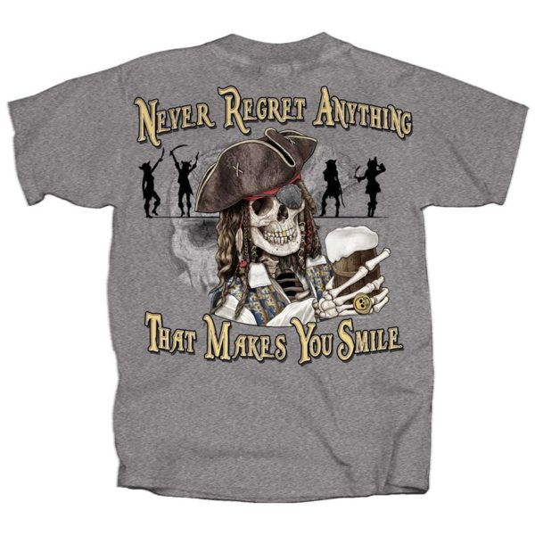 NEVER REGRET ANYTHING MAKES YOU SMILE
