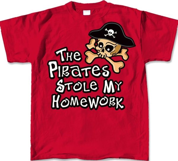 THE PIRATES STOLE MY HOMEWORK