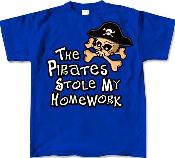 THE PIRATES STOLE MY HOMEWORK