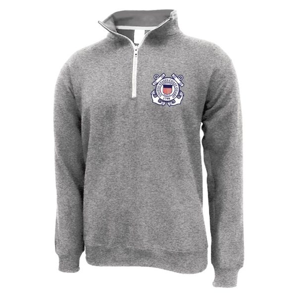 COAST GUARD LOGO 1/4 ZIP