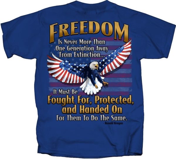 MILITARY FREEDON, FAUGHT FOR AND HANDED ON