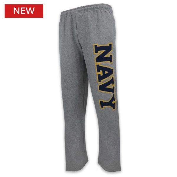 NAVY BLOCK SWEAT PANTS