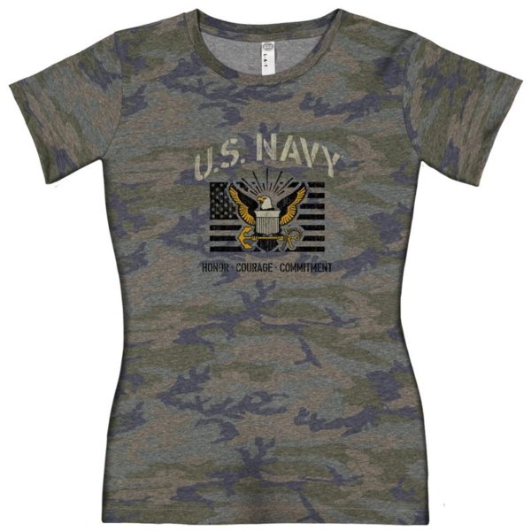 NAVY LADY CAMO STENCIL