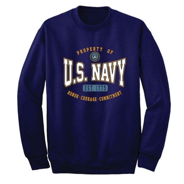 NAVY WARPED BLOCKED CREW
